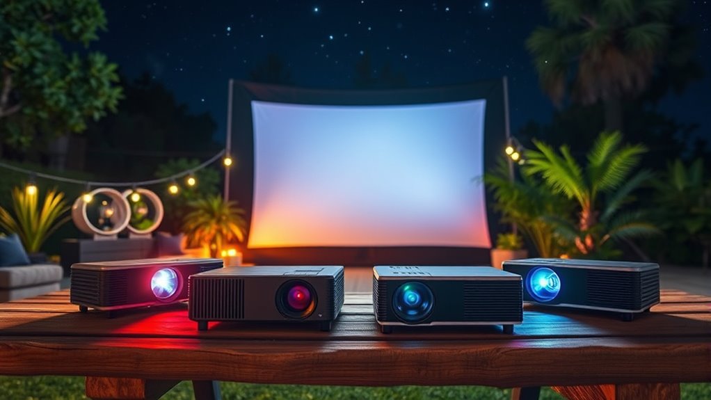 affordable outdoor projector options