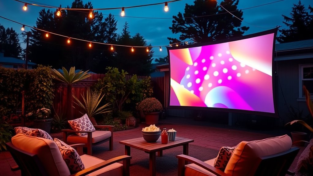 affordable outdoor projector options