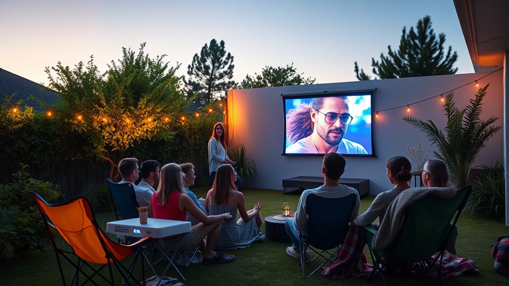 affordable outdoor projector options