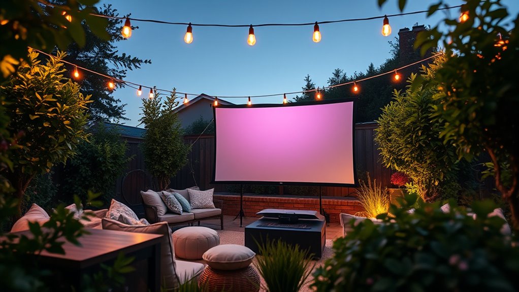 affordable outdoor projectors