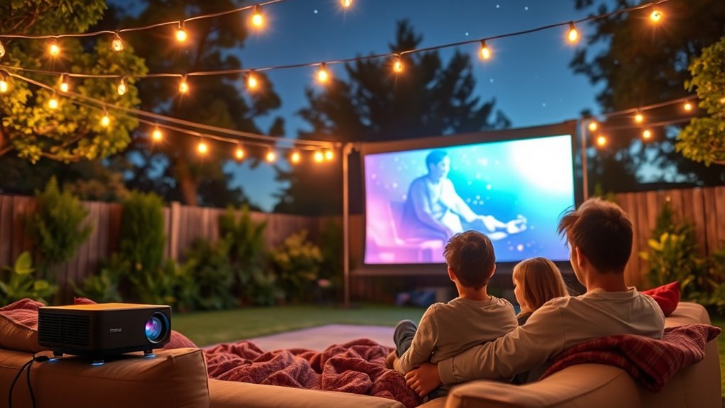 affordable outdoor projectors