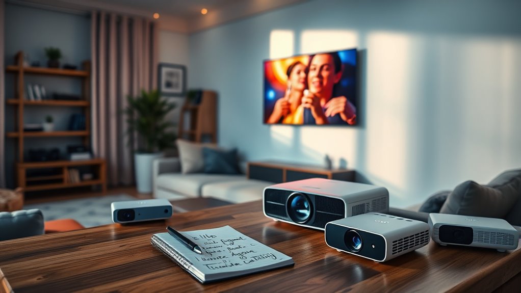 affordable portable clear projection
