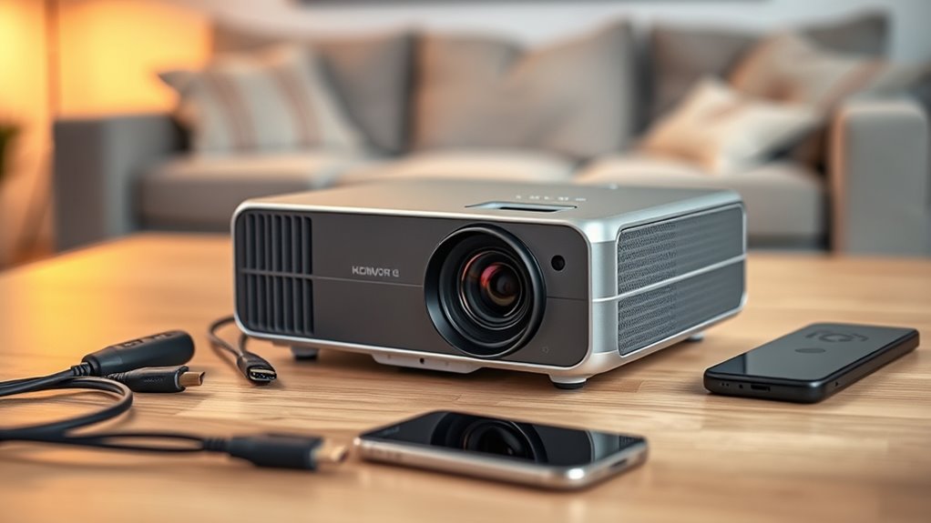 affordable portable feature rich projector