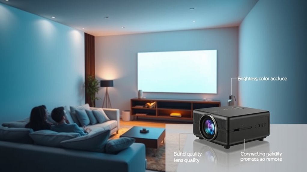 affordable portable high quality projection