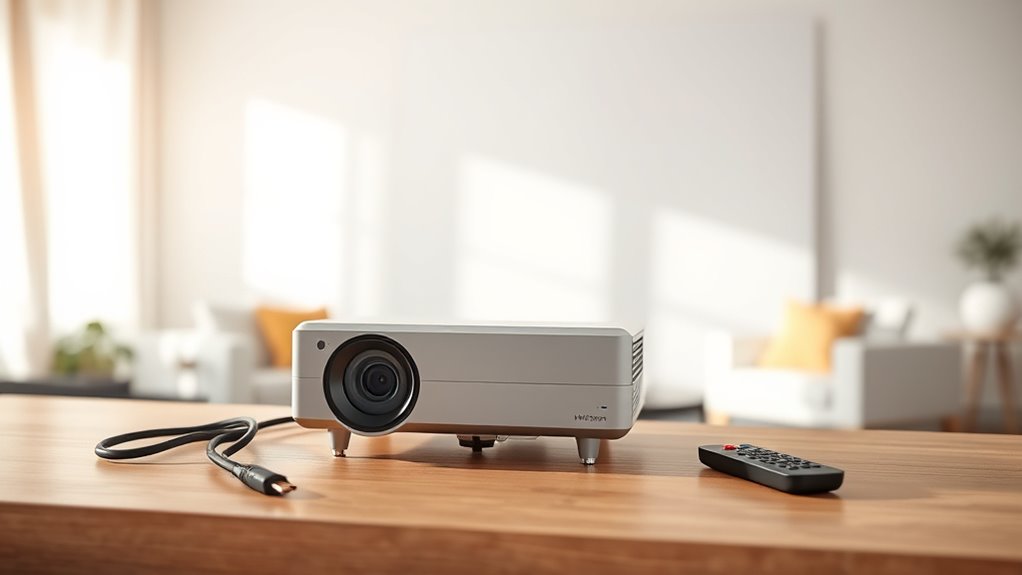 affordable portable projector features