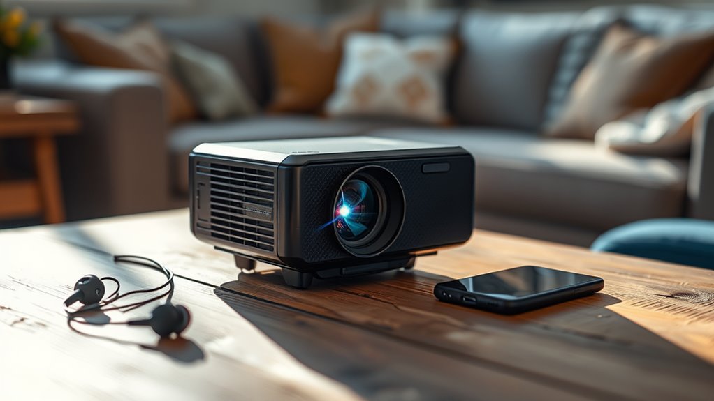 affordable portable projector features