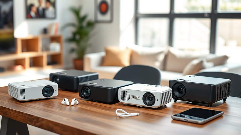 affordable portable projectors