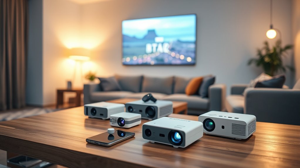 affordable portable projectors