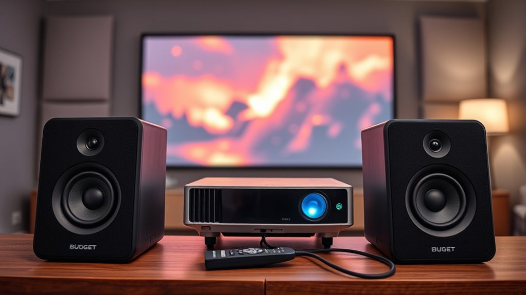 affordable projector speaker considerations