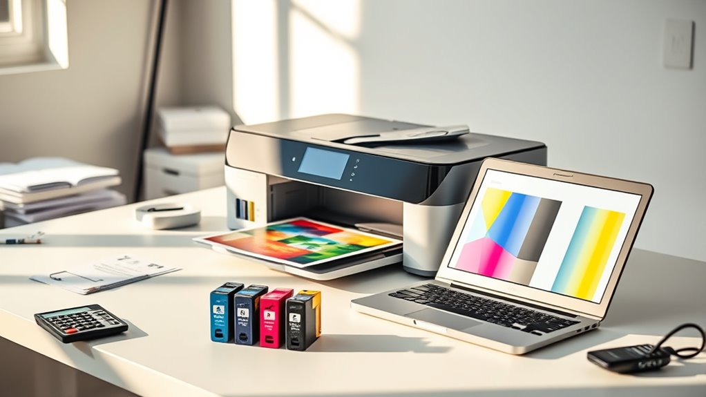 balance initial cost and ink