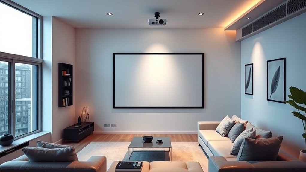 best wall mounted projectors