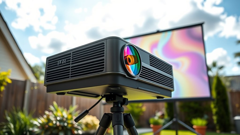 bright clear feature rich projector