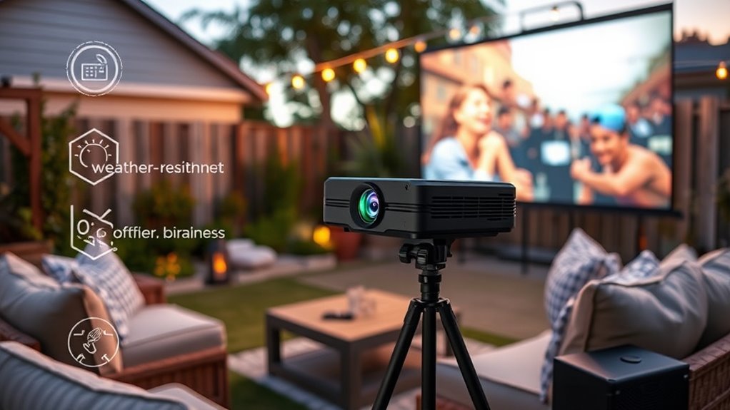 bright clear portable projector