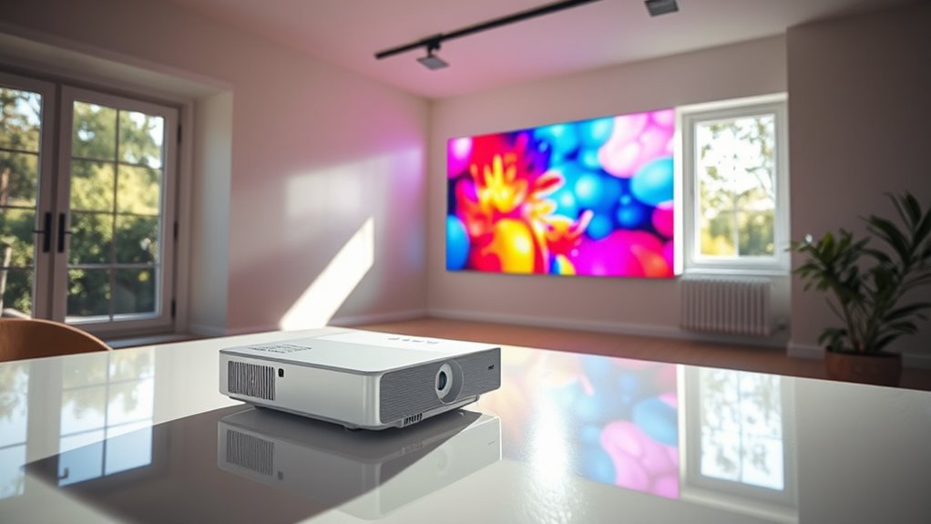bright clear portable projector
