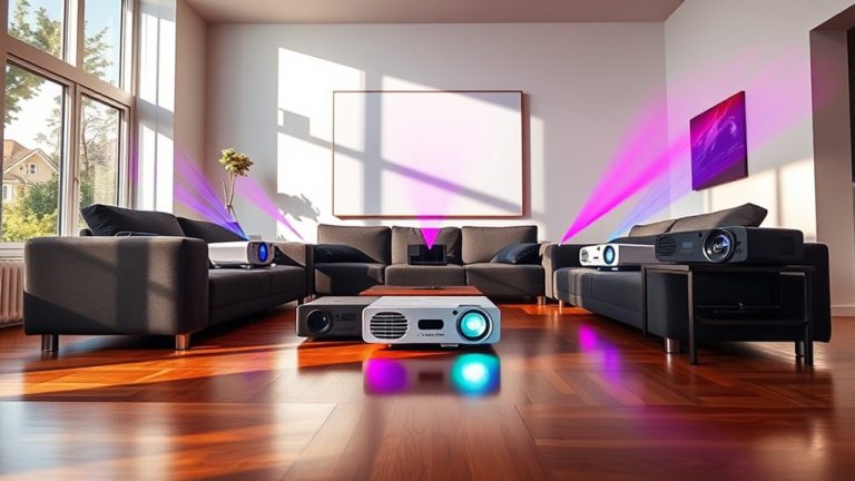 bright daytime projector options