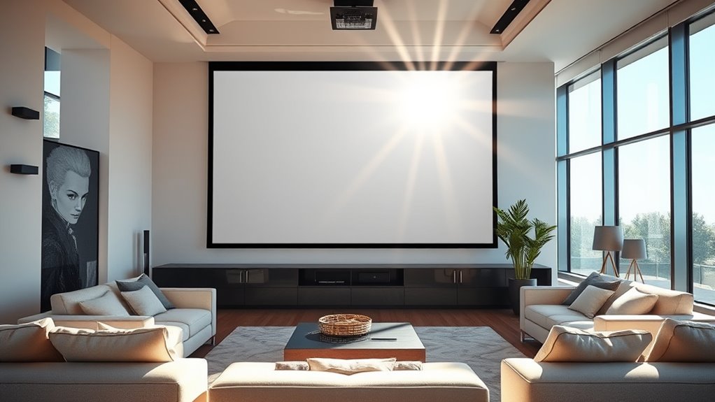bright environment projector considerations