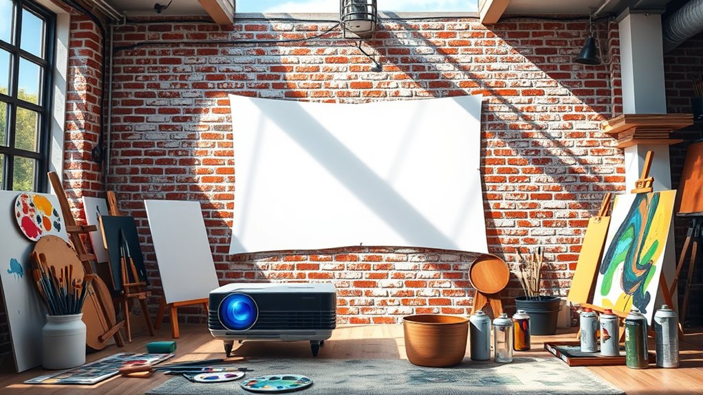 bright flexible projection options