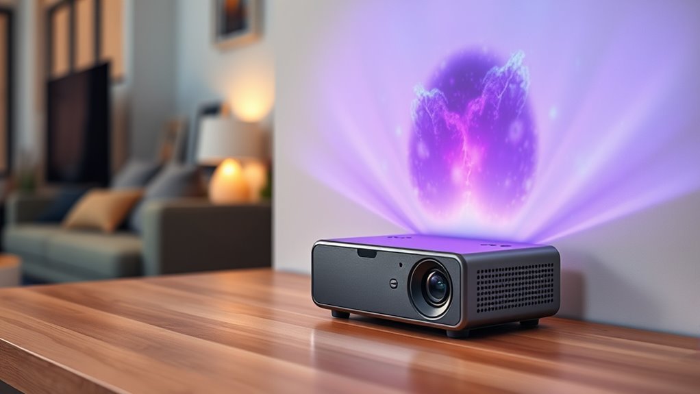 bright portable smart projector