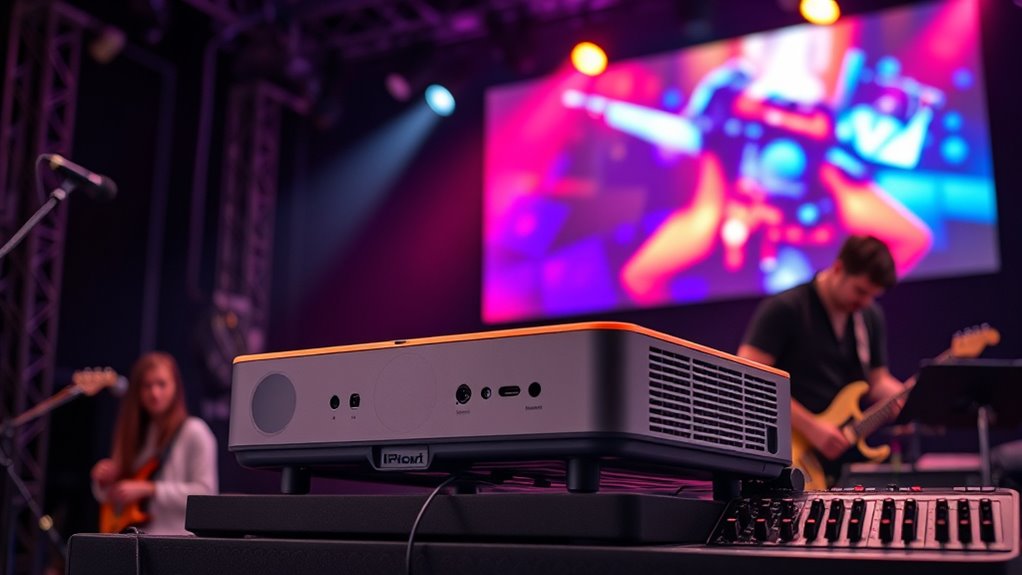 bright portable versatile projector