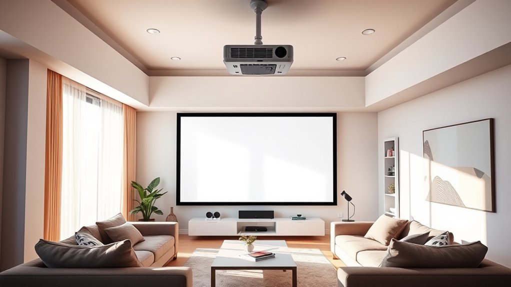 bright room home projectors
