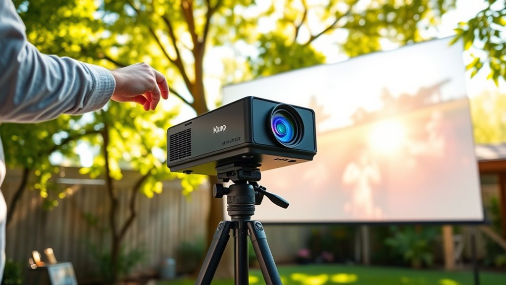 bright sharp portable projector