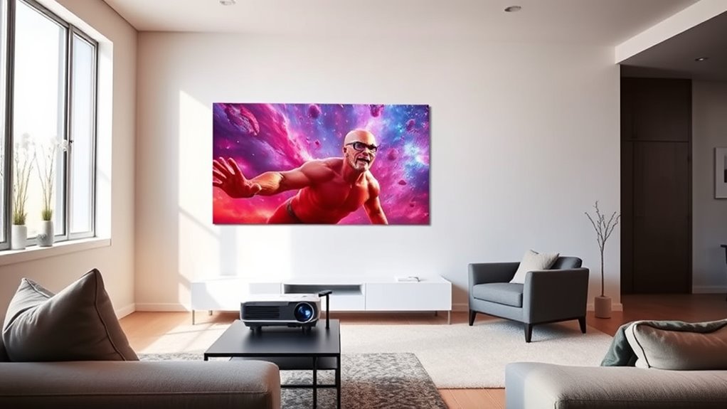 brightness contrast projection features
