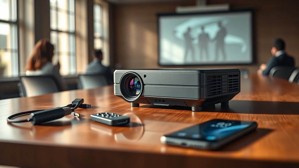 brightness resolution connectivity portability