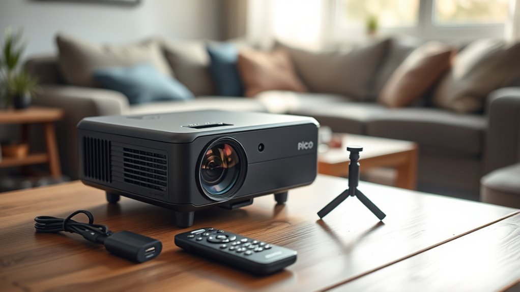 brightness resolution connectivity portability