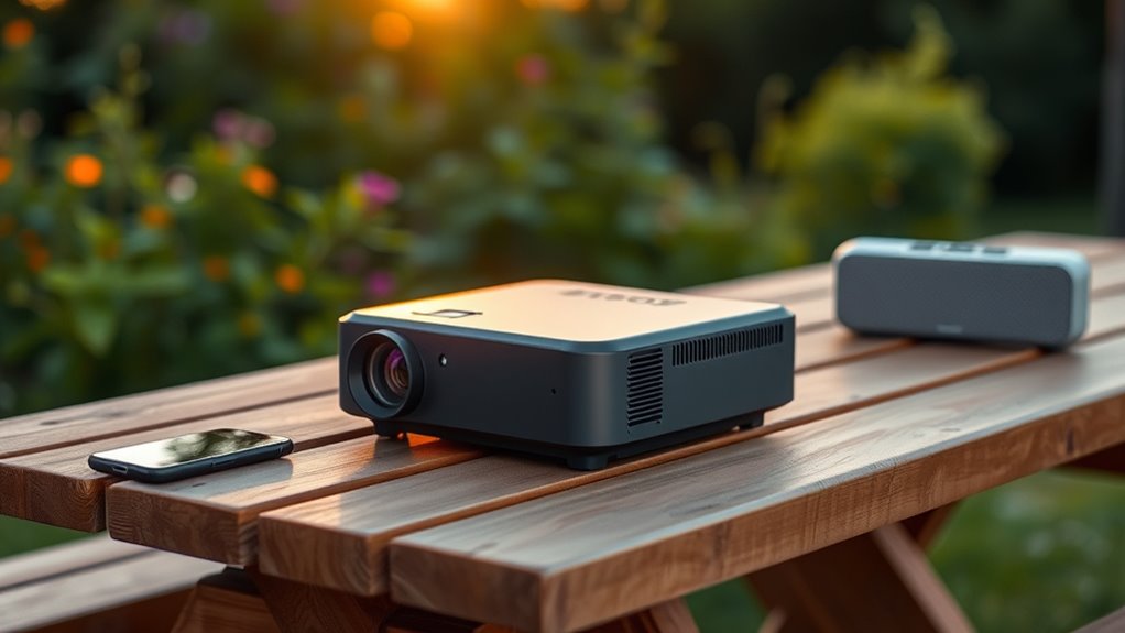 brightness resolution connectivity portability