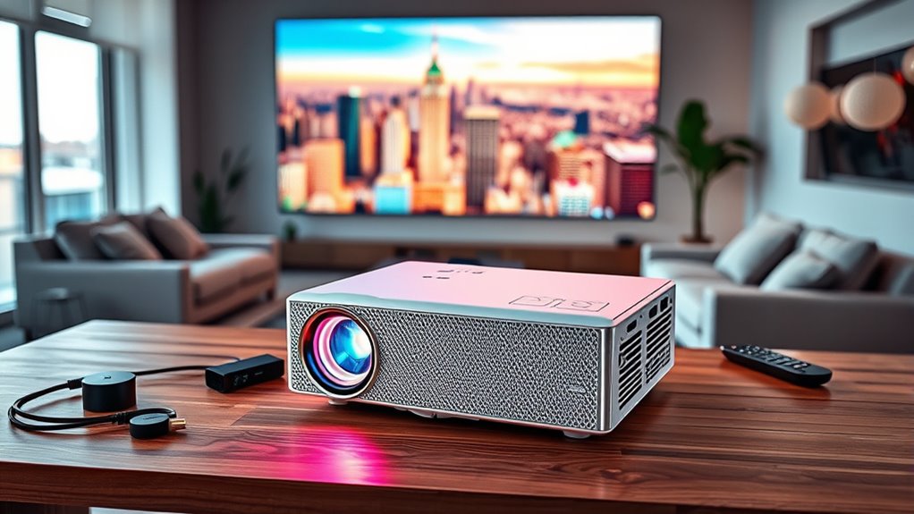 brightness resolution connectivity portability