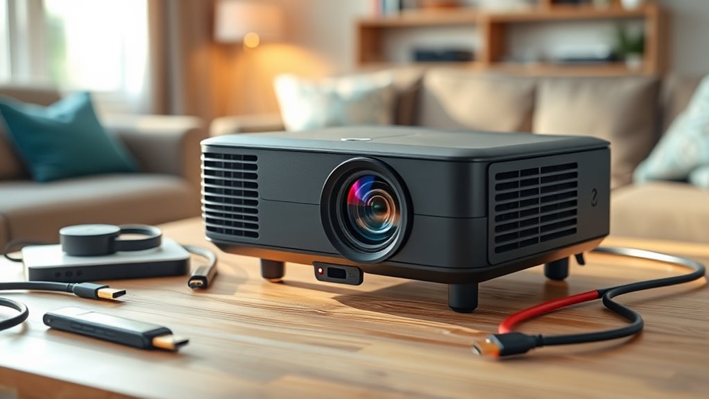 brightness resolution connectivity portability