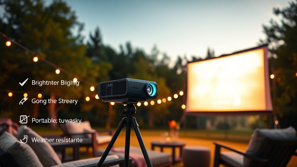 brightness resolution portability connectivity