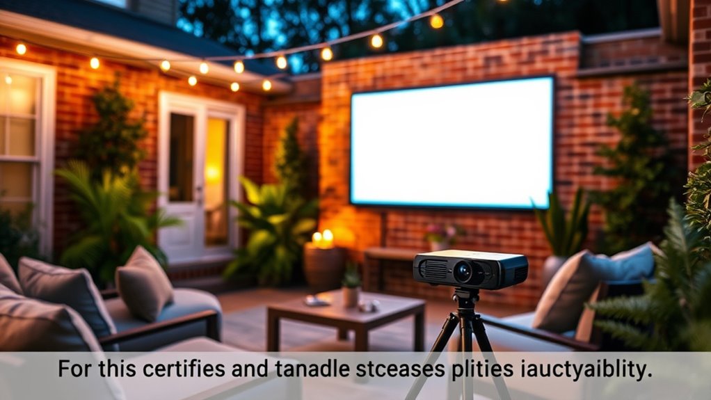budget outdoor projector essentials
