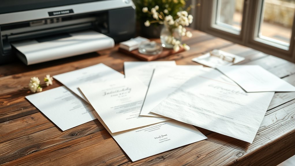 choose durable quality invitation paper