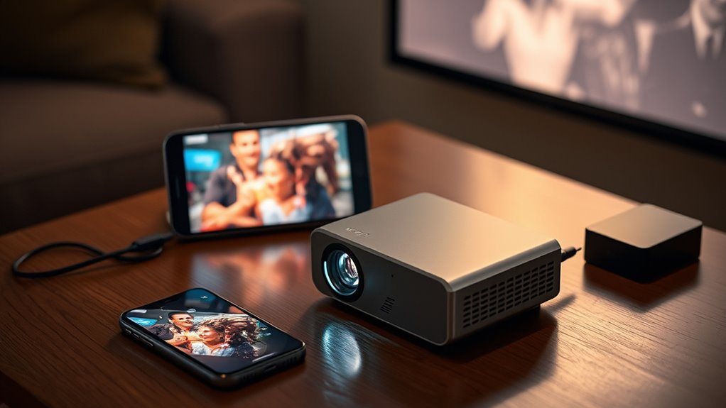 choose high resolution portable projector