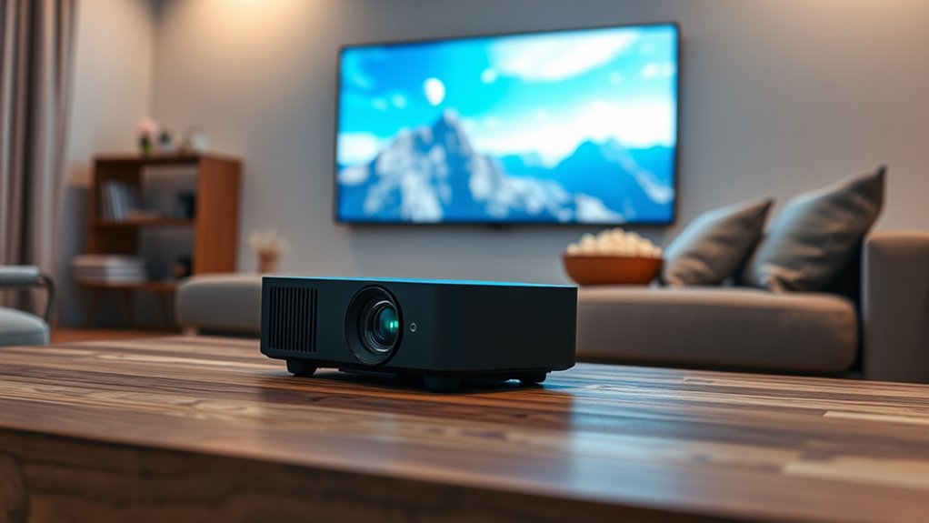 choose high resolution portable projectors