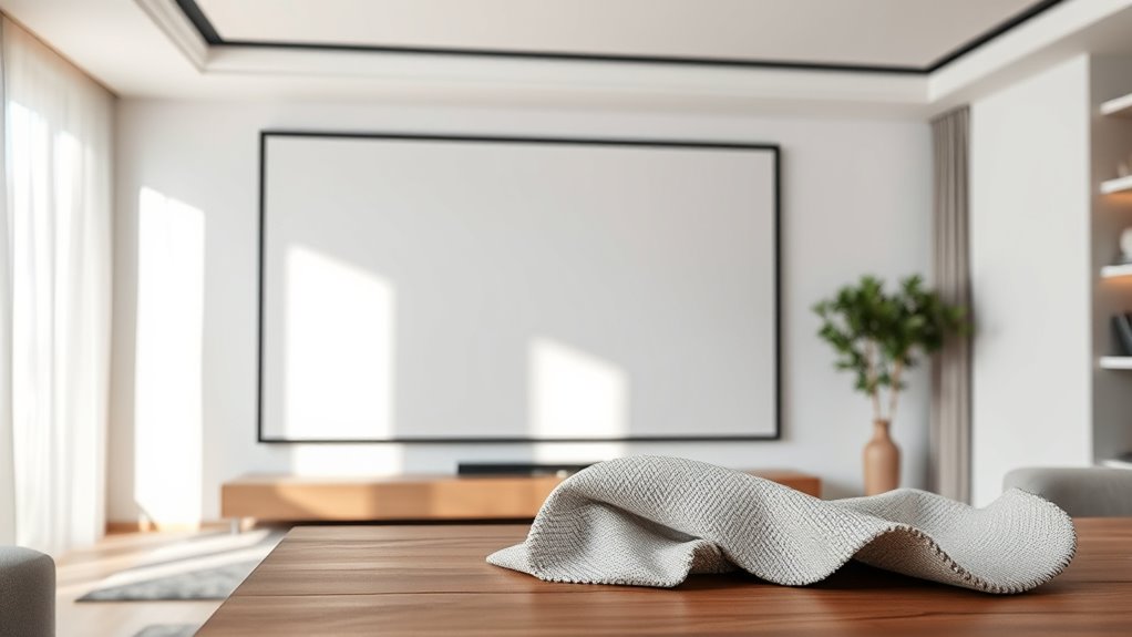 choose ideal projector material