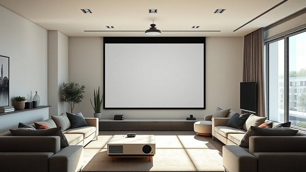 choose light rejecting portable screens