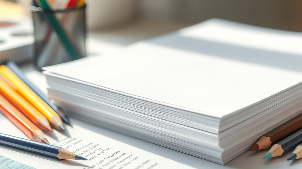 choose paper based on finish