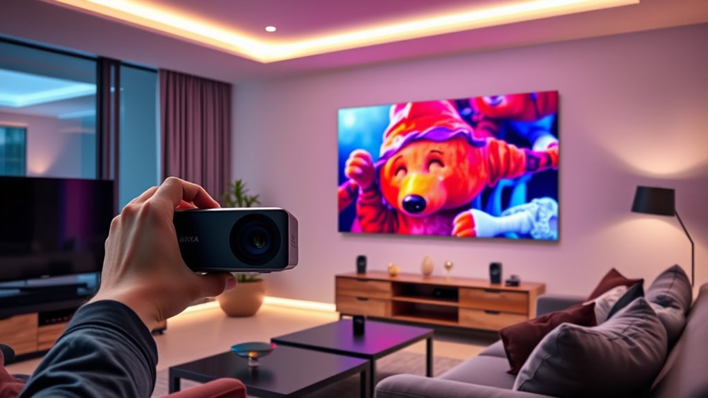 choose portable high quality projector