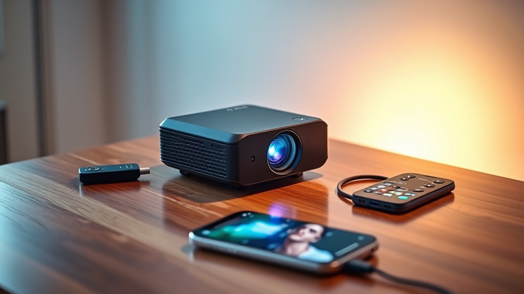 choose portable high quality projector