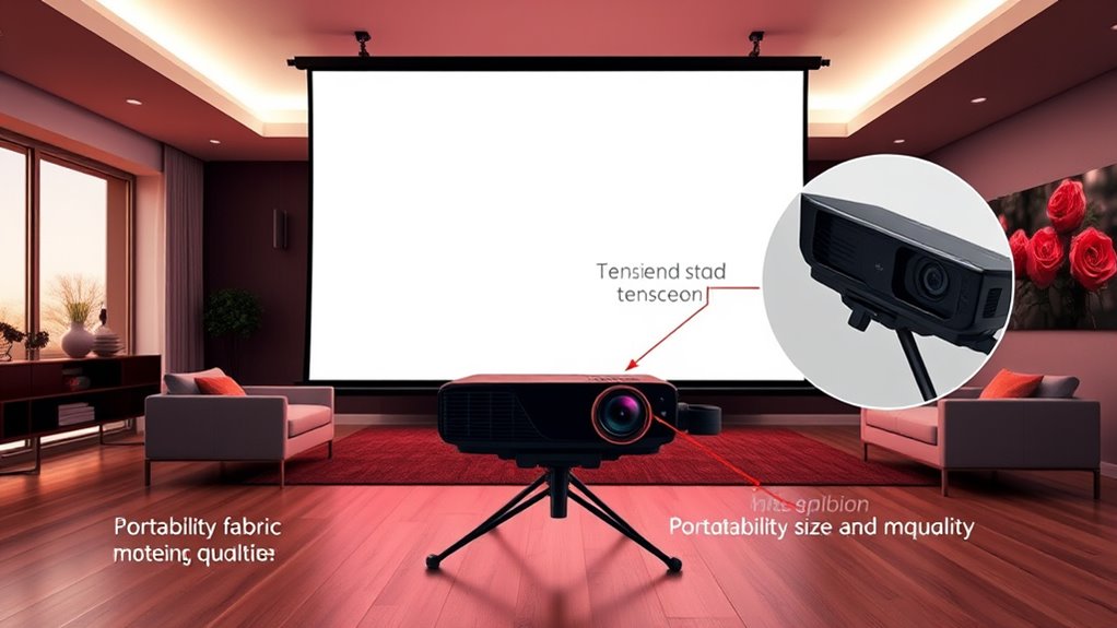 choose portable stable screens