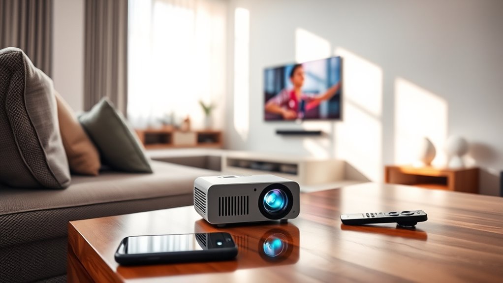 choose projector based on connectivity