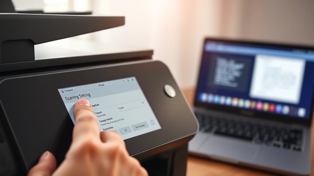 choose scan source settings