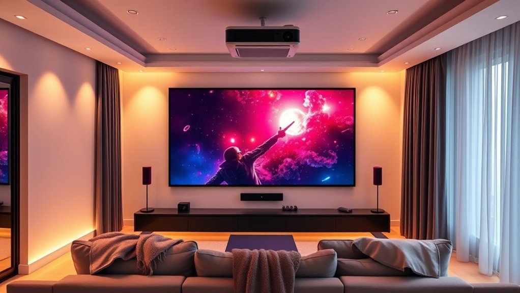 choose suitable projector screen