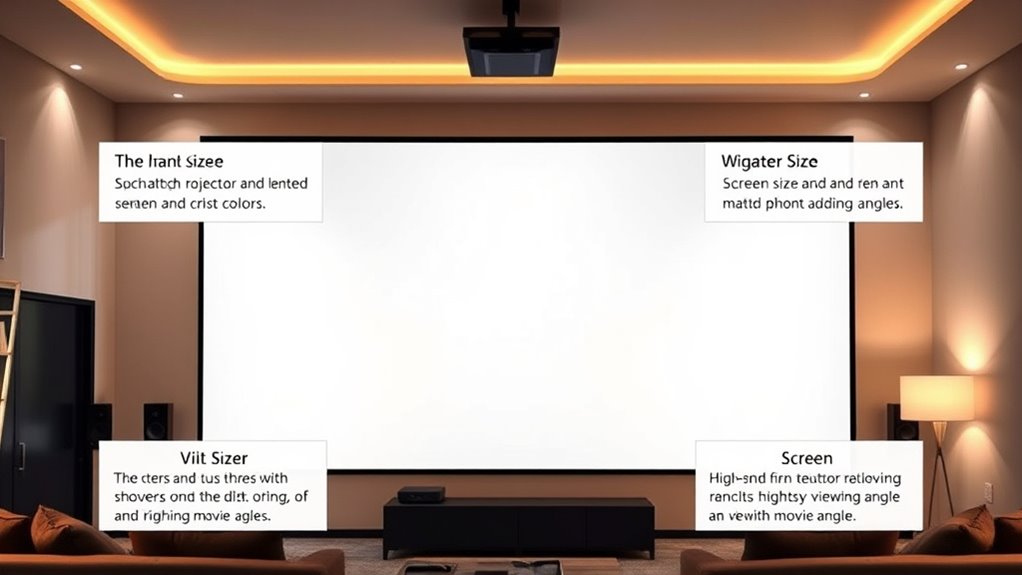 choose suitable projector screen