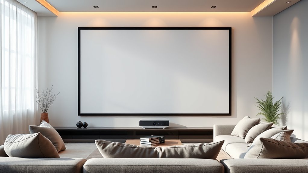 choose suitable projector screen