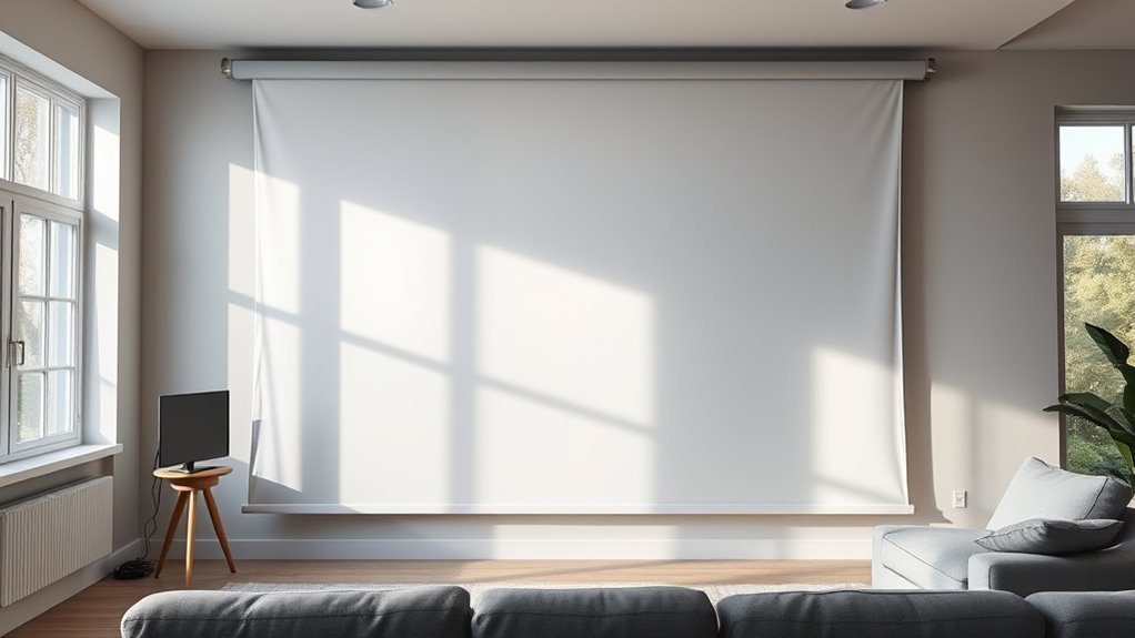 choosing the right projector screen