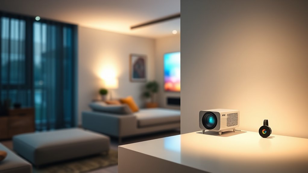 chromecast projector compatibility and features