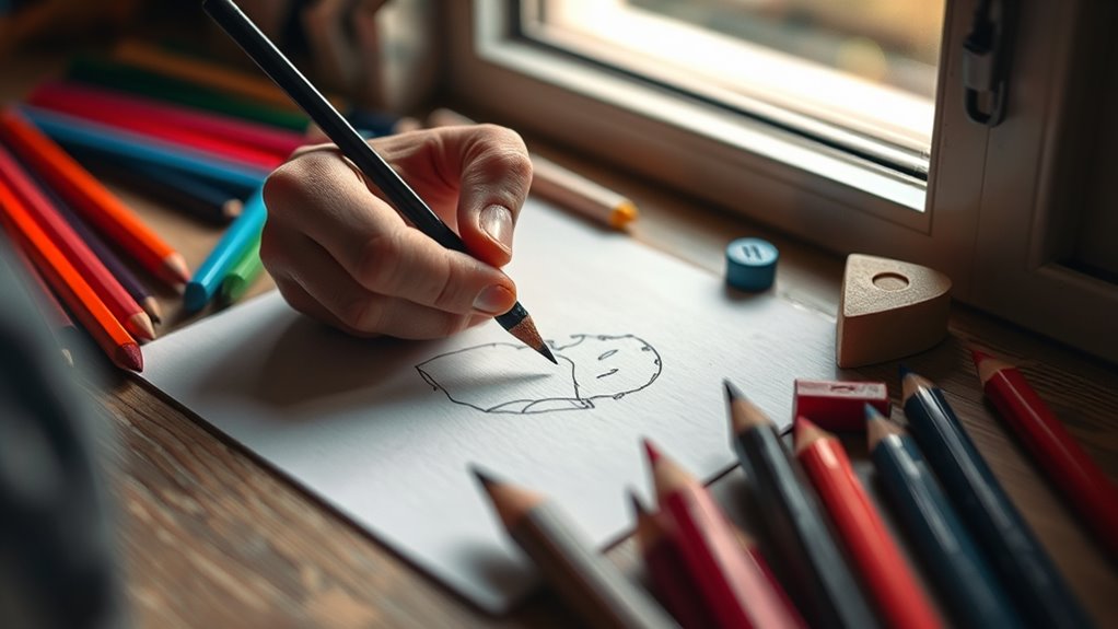 combine pencil with earth
